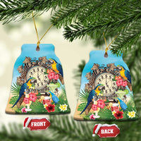 It's 5 o'clock Somewhere Ceramic Ornament Hawaiian Tropical Parrots - Polynesian Pride