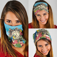 It's 5 o'clock Somewhere Neck Gaiter Hawaiian Tropical Parrots - Polynesian Pride