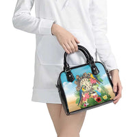 It's 5 o'clock Somewhere Shoulder Handbag Hawaiian Tropical Parrots - Polynesian Pride