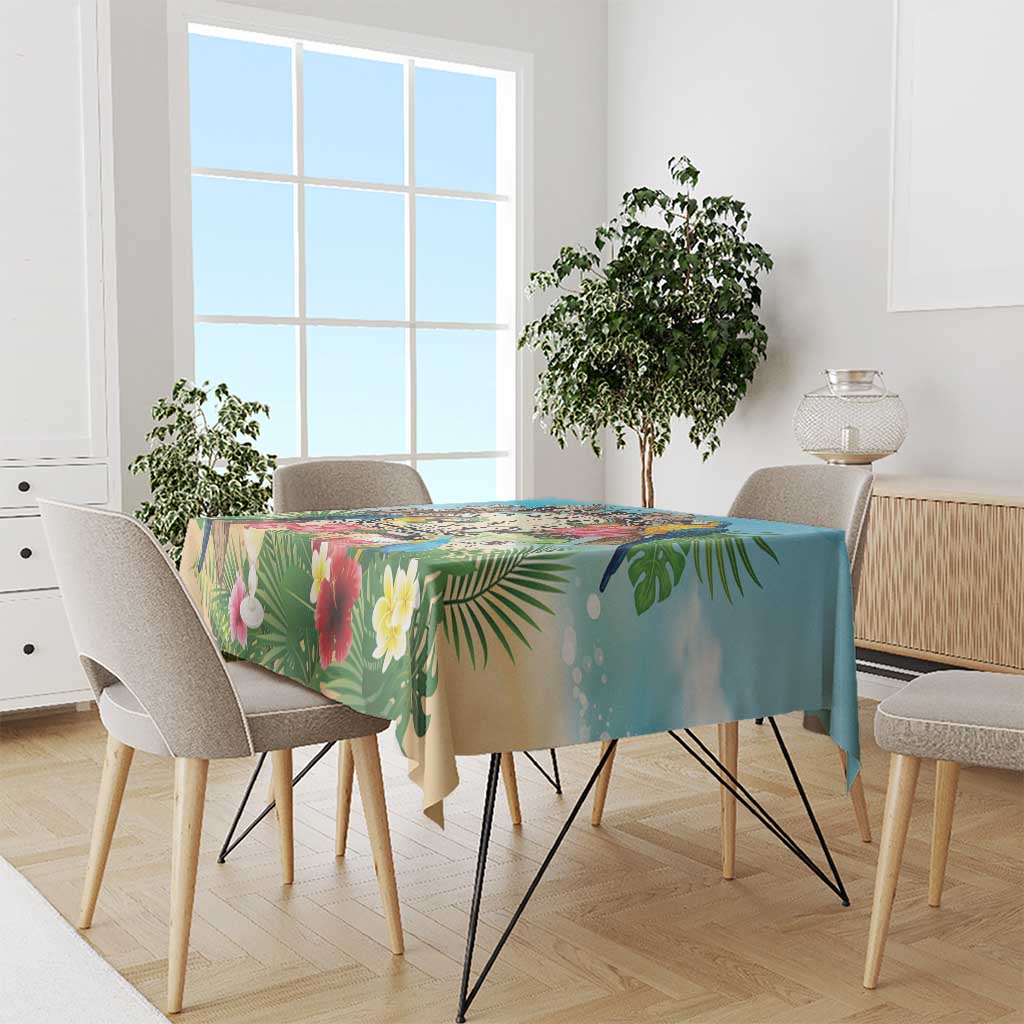 It's 5 o'clock Somewhere Tablecloth Hawaiian Tropical Parrots LT01 - Polynesian Pride