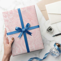 Polynesian Tiare Monstera Soft Pink Wrapping Paper Liquid Style LT01 - Polynesian Pride