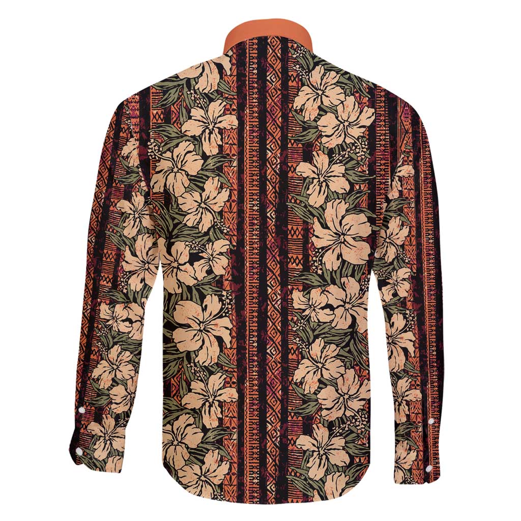 Hawaii Hibiscus Family Matching Off Shoulder Short Dress and Hawaiian Shirt Retro Style - Polynesian Pride