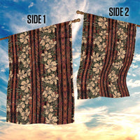 Hawaii Hibiscus Garden Flag Retro Style - Polynesian Pride