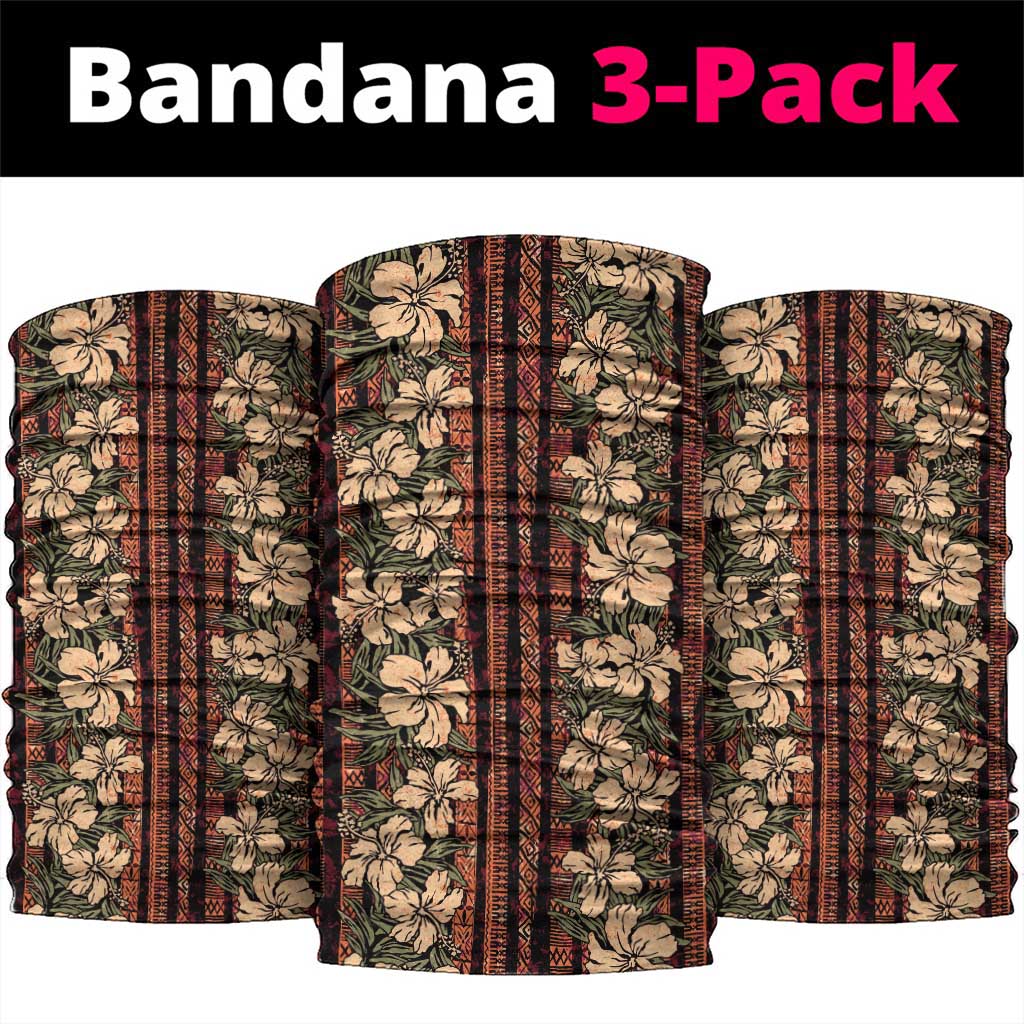 Hawaii Hibiscus Neck Gaiter Retro Style - Polynesian Pride