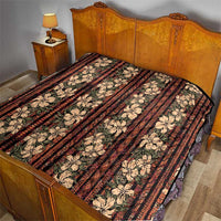 Hawaii Hibiscus Quilt Retro Style - Polynesian Pride