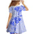 Fiji Masi With Hibiscus Tapa Tribal Family Matching Mermaid Dress and Hawaiian Shirt Blue Pastel LT01 - Polynesian Pride