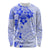 Fiji Masi With Hibiscus Tapa Tribal Long Sleeve Shirt Blue Pastel LT01 Unisex Blue - Polynesian Pride