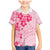 Fiji Masi With Hibiscus Tapa Tribal Family Matching Mermaid Dress and Hawaiian Shirt Pink Pastel LT01 Son's Shirt Pink - Polynesian Pride