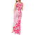 Fiji Masi With Hibiscus Tapa Tribal Tank Maxi Dress Pink Pastel LT01 - Polynesian Pride