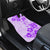 Fiji Masi With Hibiscus Tapa Tribal Car Mats Purple Pastel LT01 - Polynesian Pride