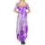 Fiji Masi With Hibiscus Tapa Tribal Family Matching Summer Maxi Dress and Hawaiian Shirt Purple Pastel LT01 - Polynesian Pride