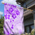 Fiji Masi With Hibiscus Tapa Tribal Garden Flag Purple Pastel LT01 - Polynesian Pride