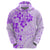 Fiji Masi With Hibiscus Tapa Tribal Hoodie Purple Pastel LT01 - Polynesian Pride