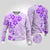 Fiji Masi With Hibiscus Tapa Tribal Ugly Christmas Sweater Purple Pastel LT01 Purple - Polynesian Pride