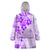 Fiji Masi With Hibiscus Tapa Tribal Wearable Blanket Hoodie Purple Pastel LT01 One Size Purple - Polynesian Pride