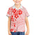 Fiji Masi With Hibiscus Tapa Tribal Family Matching Off Shoulder Long Sleeve Dress and Hawaiian Shirt Red Pastel LT01 Son's Shirt Red - Polynesian Pride