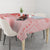 Fiji Masi With Hibiscus Tapa Tribal Tablecloth Red Pastel LT01 - Polynesian Pride