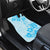 Fiji Masi With Hibiscus Tapa Tribal Car Mats Sky Blue Pastel LT01 - Polynesian Pride