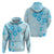 Fiji Masi With Hibiscus Tapa Tribal Hoodie Sky Blue Pastel LT01 - Polynesian Pride