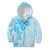 Fiji Masi With Hibiscus Tapa Tribal Kid Hoodie Sky Blue Pastel LT01 - Polynesian Pride