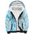 Fiji Masi With Hibiscus Tapa Tribal Sherpa Hoodie Sky Blue Pastel LT01 Unisex Blue - Polynesian Pride