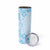 Fiji Masi With Hibiscus Tapa Tribal Skinny Tumbler Sky Blue Pastel