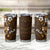 Fiji Masi Tumbler Cup Fijian Hibiscus Tapa Gold Version