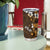 Fiji Masi Tumbler Cup Fijian Hibiscus Tapa Gold Version