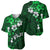 Fiji Masi Baseball Jersey Fijian Hibiscus Tapa Green Version LT01 - Polynesian Pride