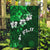 Fiji Masi Garden Flag Fijian Hibiscus Tapa Green Version LT01 Garden Flag Green - Polynesian Pride