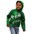 Fiji Masi Kid Hoodie Fijian Hibiscus Tapa Green Version LT01 - Polynesian Pride