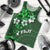 Fiji Masi Men Tank Top Fijian Hibiscus Tapa Green Version LT01 - Polynesian Pride