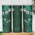 Fiji Masi Skinny Tumbler Fijian Hibiscus Tapa Green Version