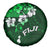 Fiji Masi Spare Tire Cover Fijian Hibiscus Tapa Green Version LT01 - Polynesian Pride