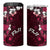 Fiji Masi 4 in 1 Can Cooler Tumbler Fijian Hibiscus Tapa Pink Version