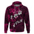 Fiji Masi Hoodie Fijian Hibiscus Tapa Pink Version LT01 Pullover Hoodie Pink - Polynesian Pride