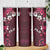 Fiji Masi Skinny Tumbler Fijian Hibiscus Tapa Pink Version