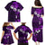 Fiji Masi Family Matching Puletasi Dress and Hawaiian Shirt Fijian Hibiscus Tapa Purple Version LT01 - Polynesian Pride