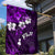 Fiji Masi Garden Flag Fijian Hibiscus Tapa Purple Version LT01 - Polynesian Pride