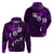 Fiji Masi Hoodie Fijian Hibiscus Tapa Purple Version LT01 - Polynesian Pride