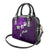 Fiji Masi Shoulder Handbag Fijian Hibiscus Tapa Purple Version LT01 - Polynesian Pride