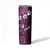 Fiji Masi Skinny Tumbler Fijian Hibiscus Tapa Purple Version