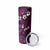 Fiji Masi Skinny Tumbler Fijian Hibiscus Tapa Purple Version