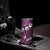 Fiji Masi Skinny Tumbler Fijian Hibiscus Tapa Purple Version