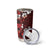 Fiji Masi Tumbler Cup Fijian Hibiscus Tapa Red Version