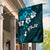 Fiji Masi Garden Flag Fijian Hibiscus Tapa Sky Blue Version LT01 House Flag Blue - Polynesian Pride