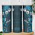 Fiji Masi Skinny Tumbler Fijian Hibiscus Tapa Sky Blue Version