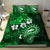 Fiji Masi Paisley With Hibiscus Tapa Bedding Set Green Version LT01 - Polynesian Pride