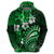 Fiji Masi Paisley With Hibiscus Tapa Hoodie Green Version LT01 - Polynesian Pride