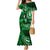 Fiji Masi Paisley With Hibiscus Tapa Mermaid Dress Green Version LT01 Women Green - Polynesian Pride